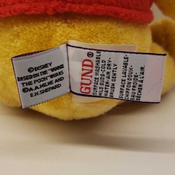 Disney Gund Pooh Bear Plush 8"tall - Picture 6 of 9